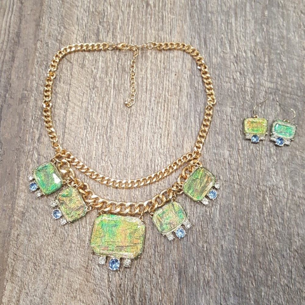 Necklace and Earrings